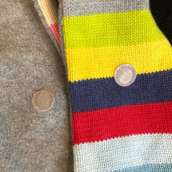 Baby GAP fleece lined striped scarf- like new! - Picture 6 of 6